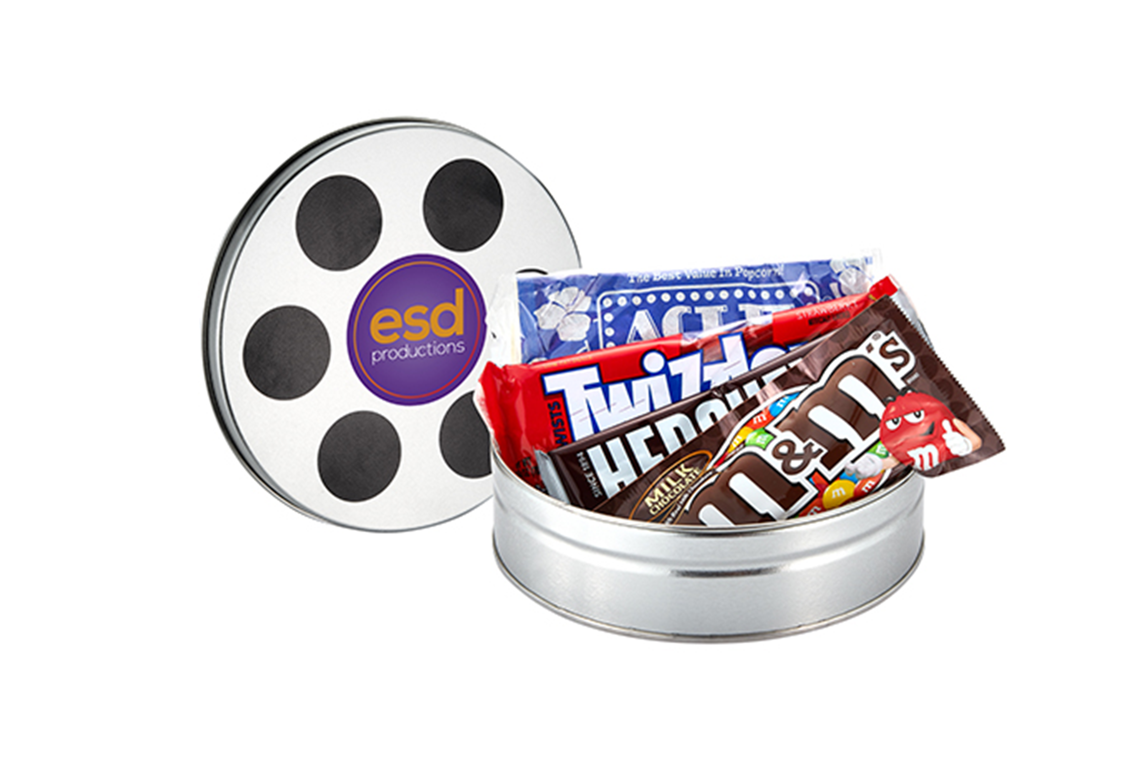 Film Reel Snack Tin