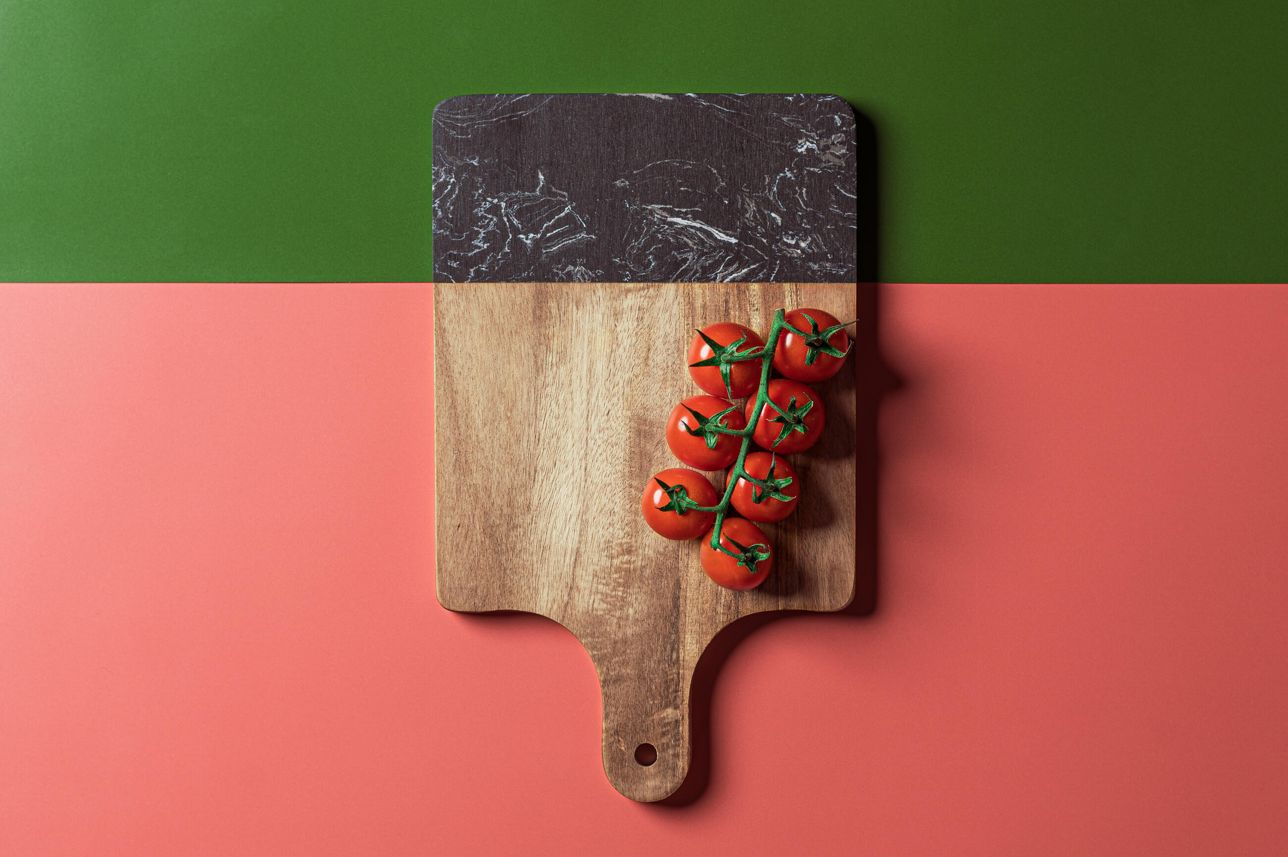 black marble wood cutting board