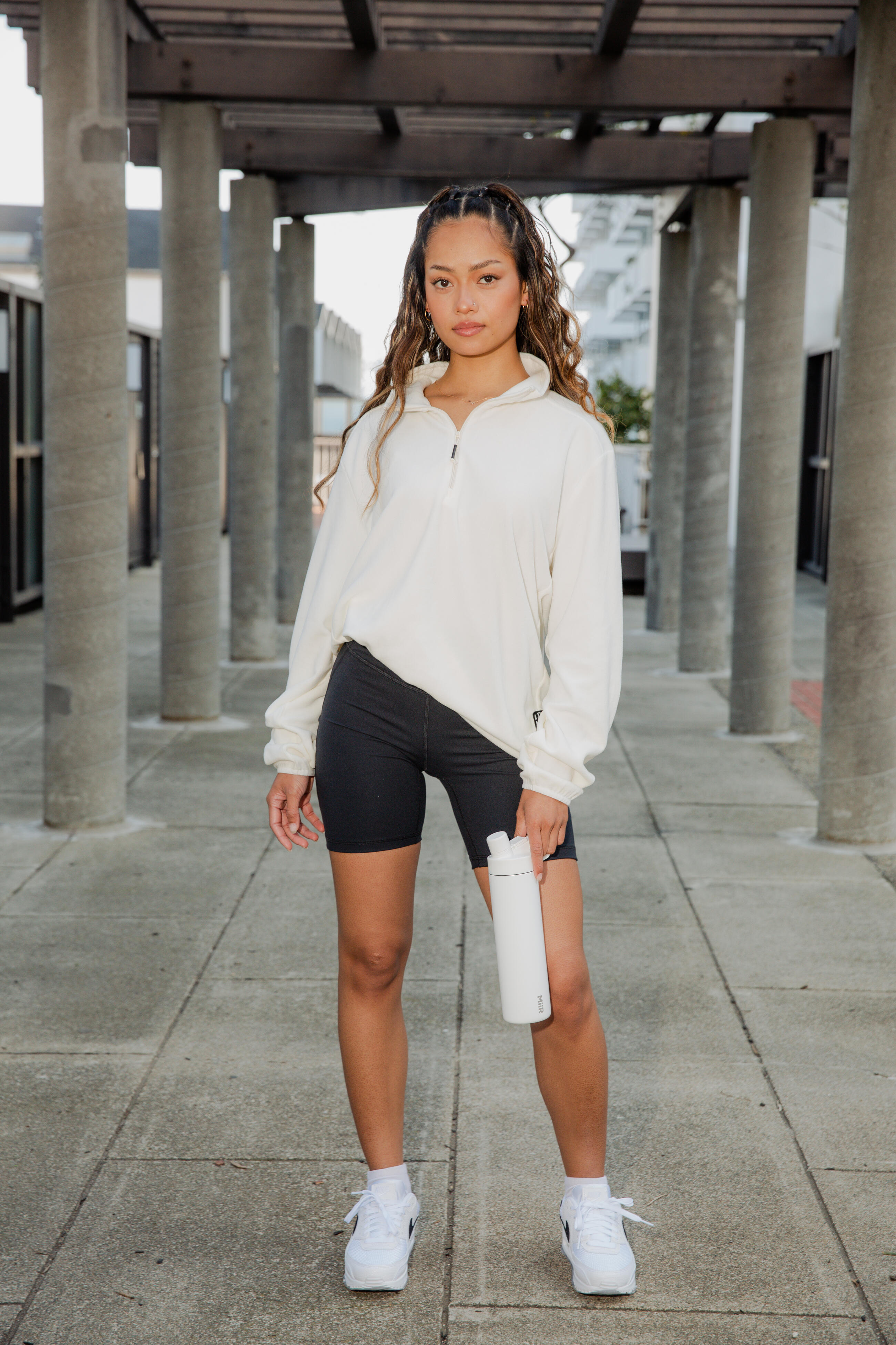 RAINS HALF-ZIP & MIIR 20OZ LEAKPROOF STRAW LID BOTTLE