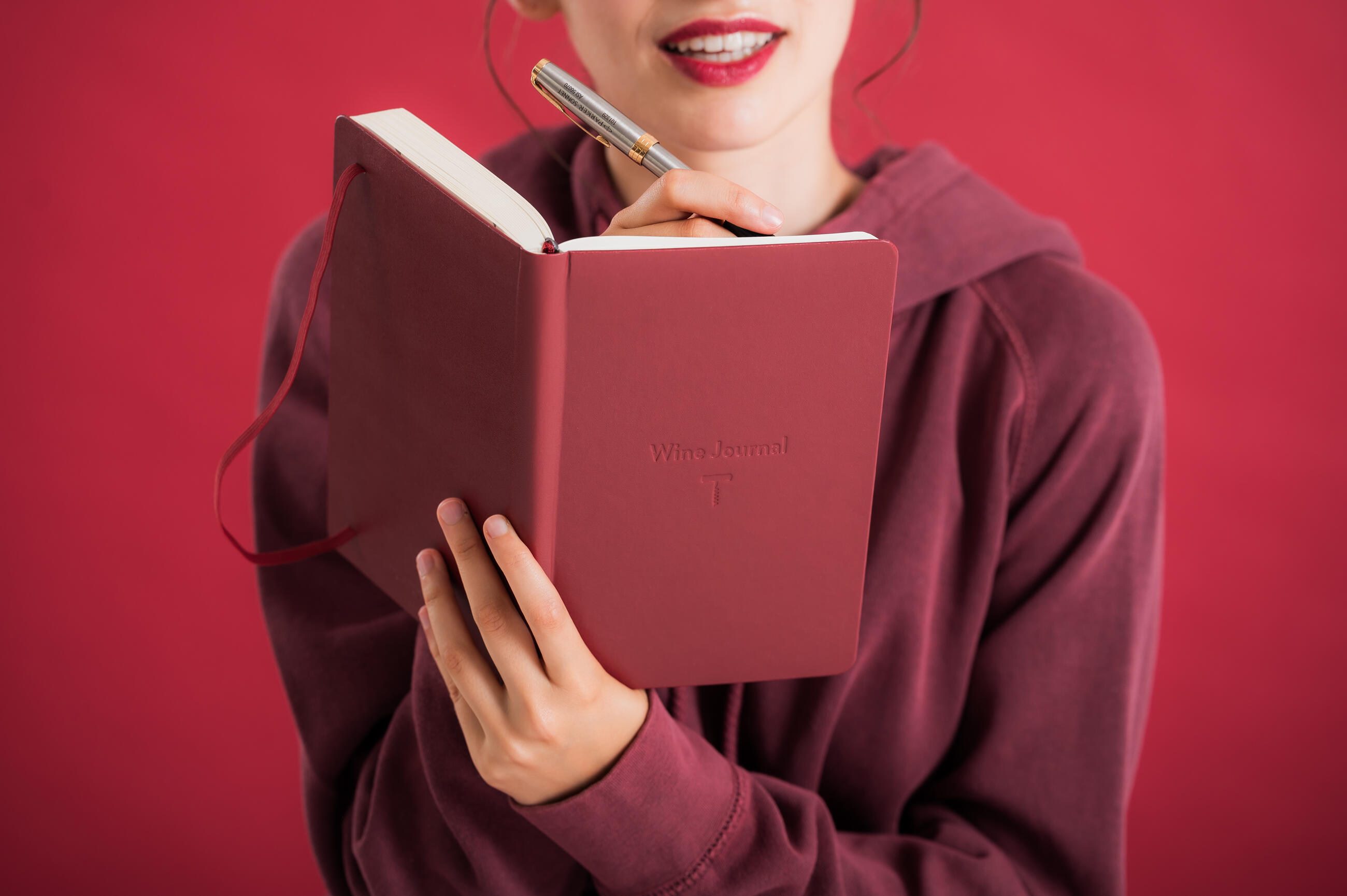 Moleskine Wine Jounal with Parker Pen