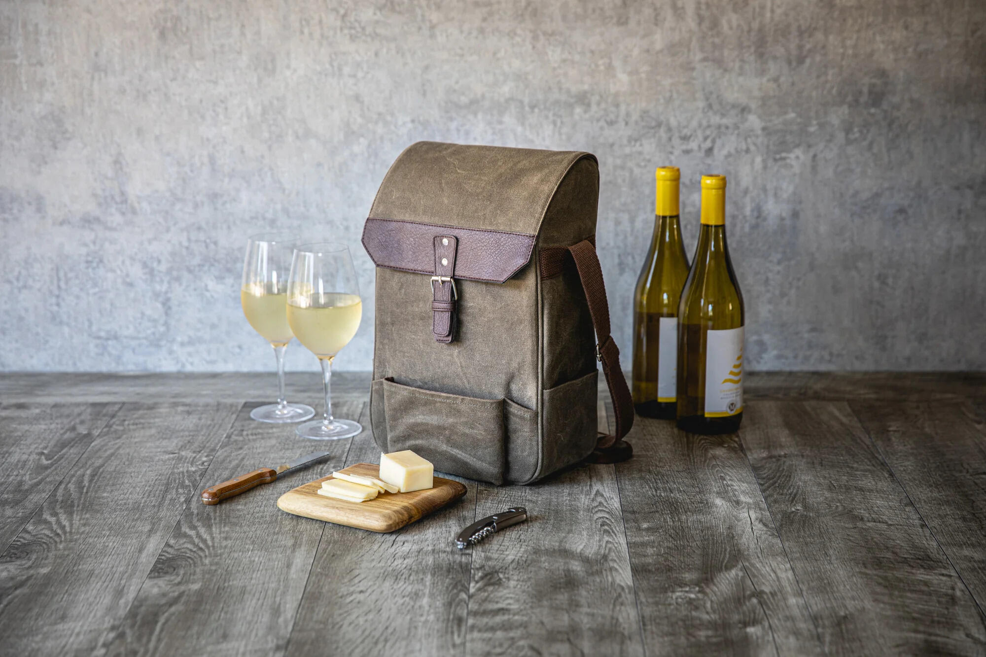 Picnic Time Insulated Wine & Cheese Cooler Tote
