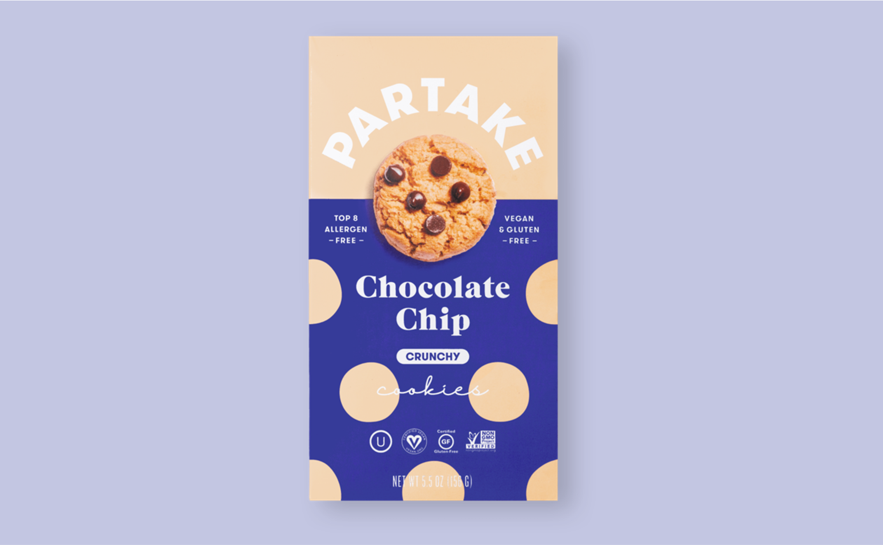 Partake Foods Chocolate Chip Cookies