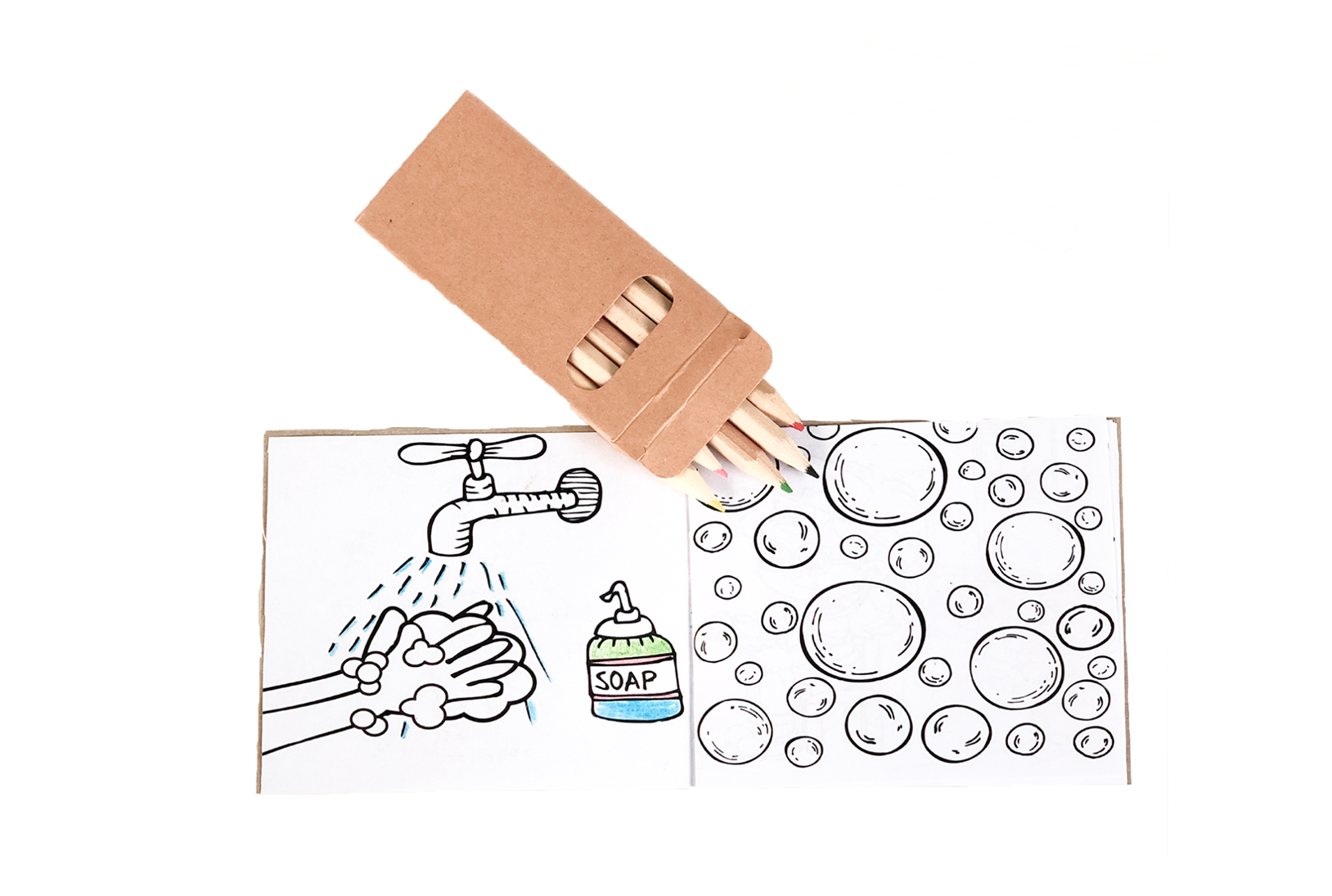 germs kids coloring book