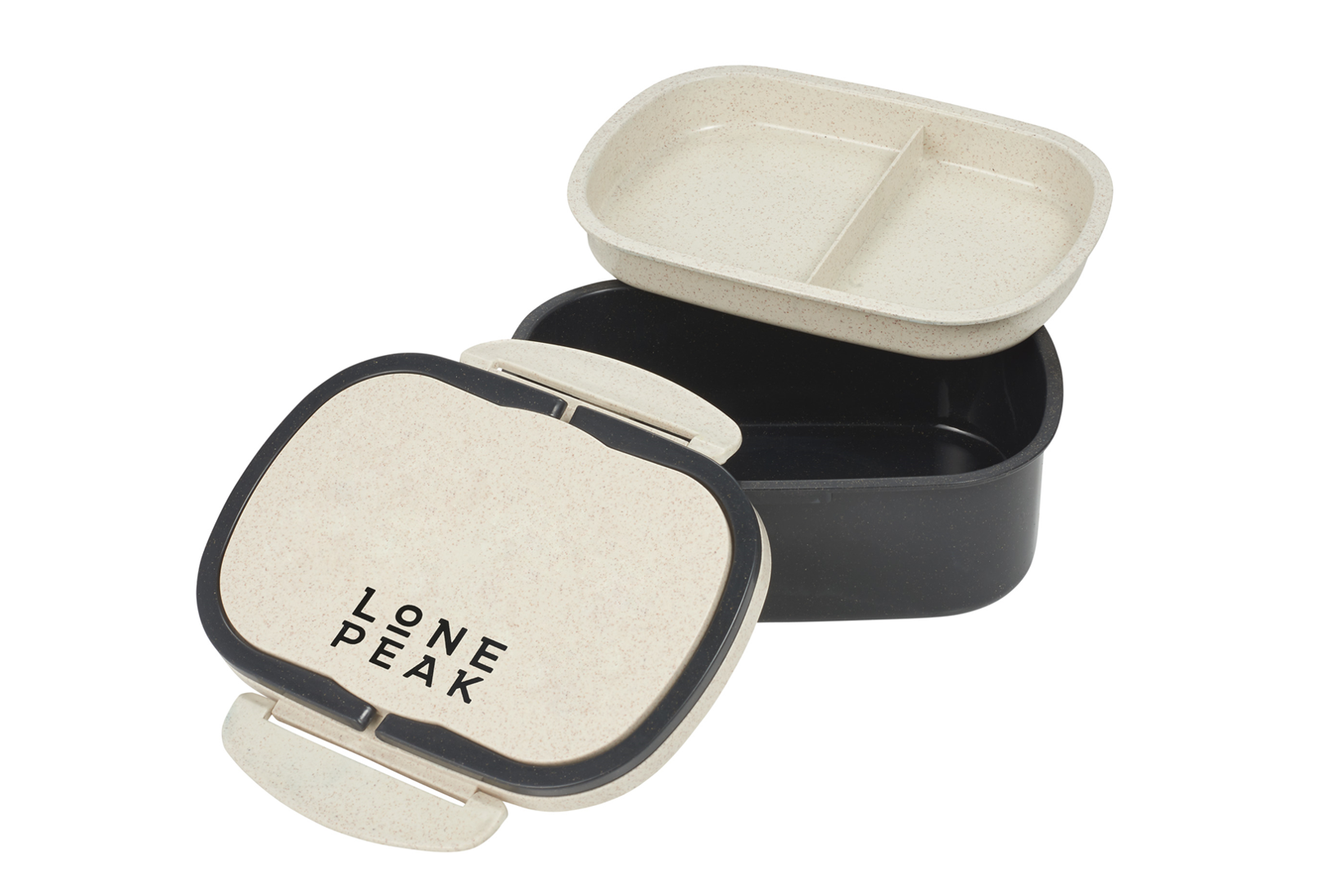 plastic and wheat straw lunch box