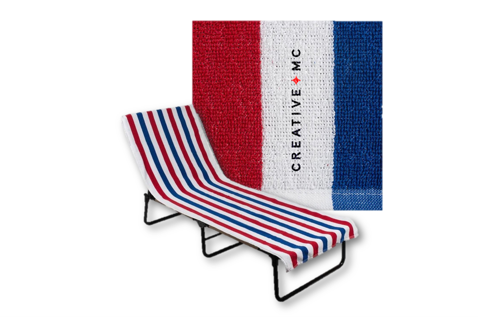 Lounge Chair Beach Towel with Pocket