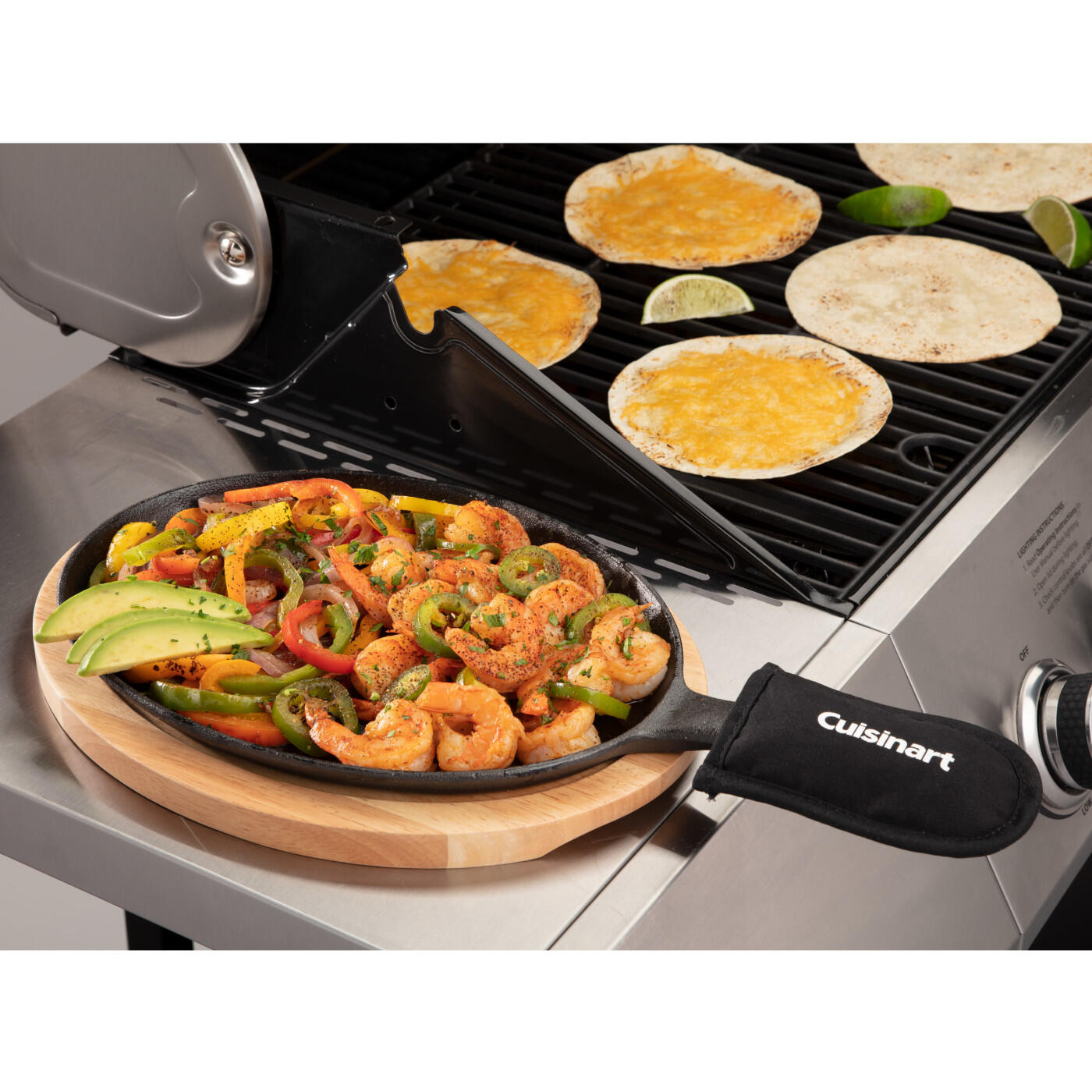 Cuisinart® Cast Iron Grill Fajita Set