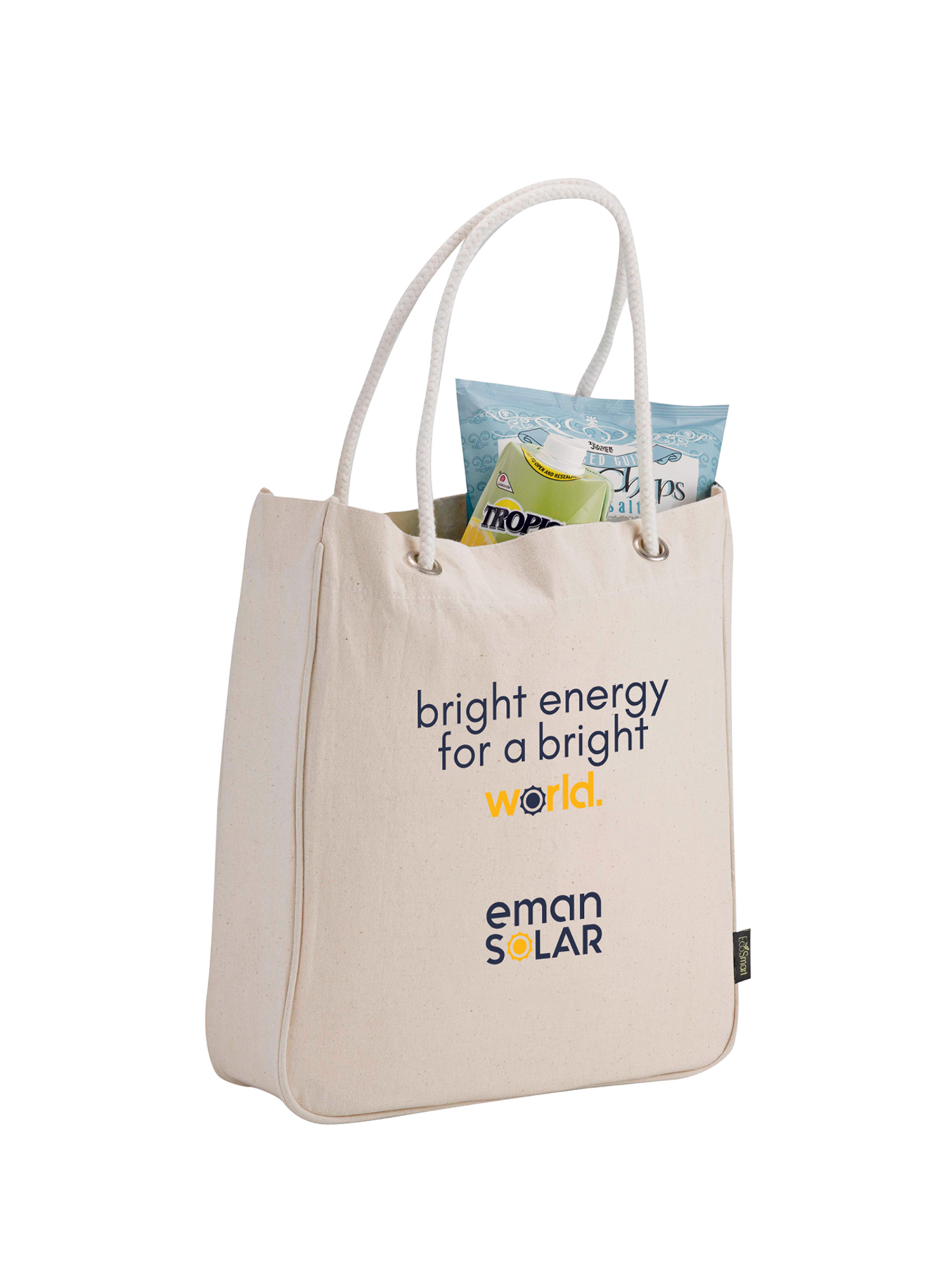 Organic cotton canvas tote