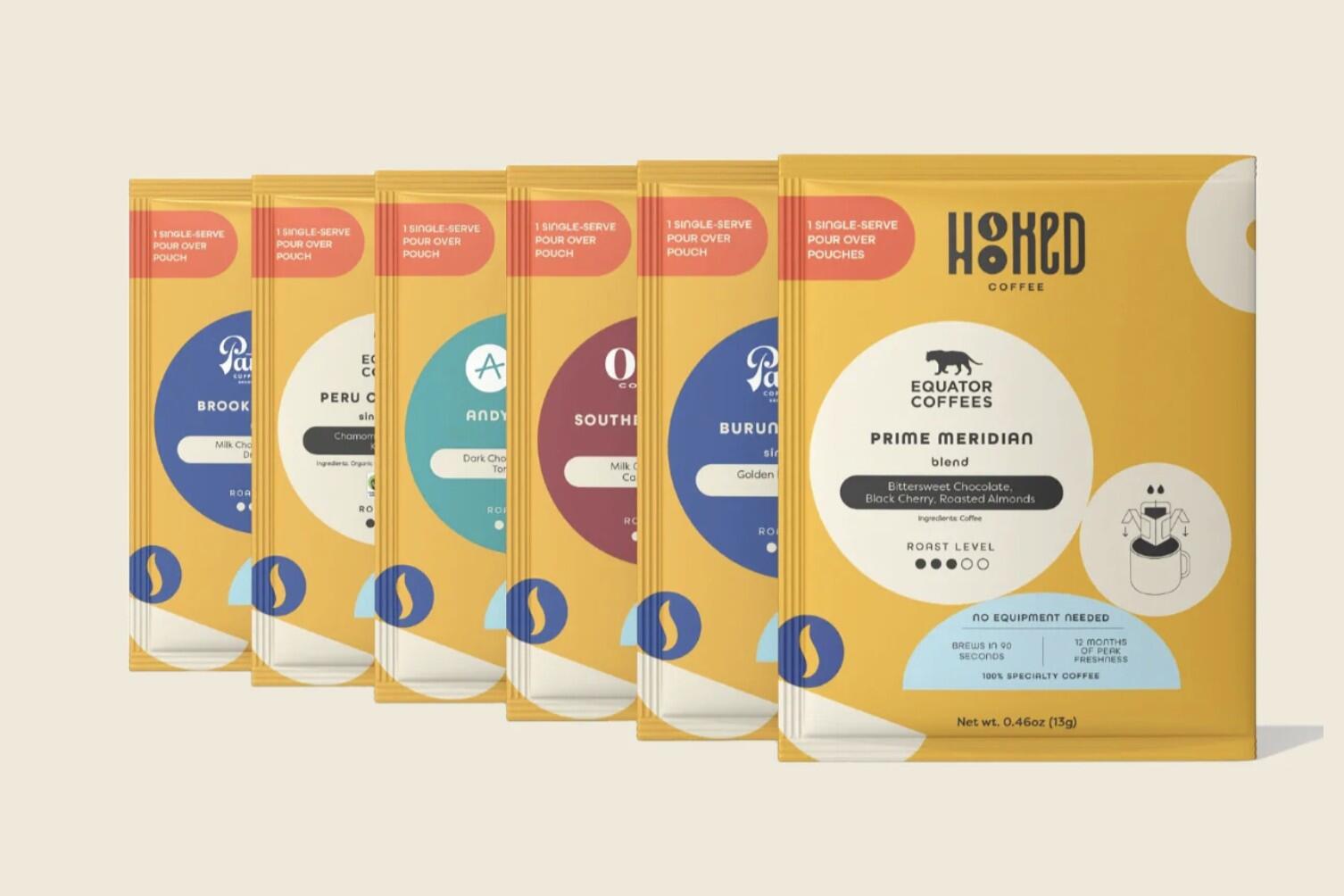 Hooked Coffee Variety Sampler