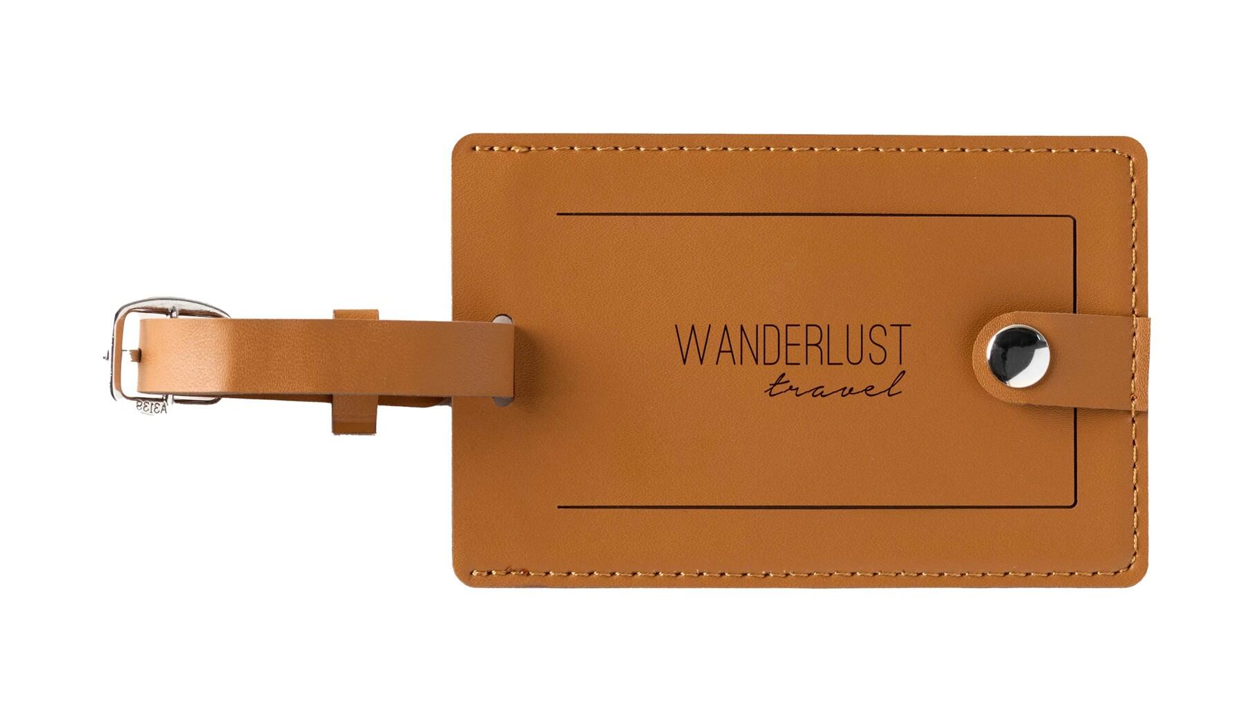 Pineapple Leather Luggage Tag