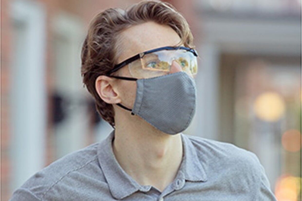 Microfiber cooling mask